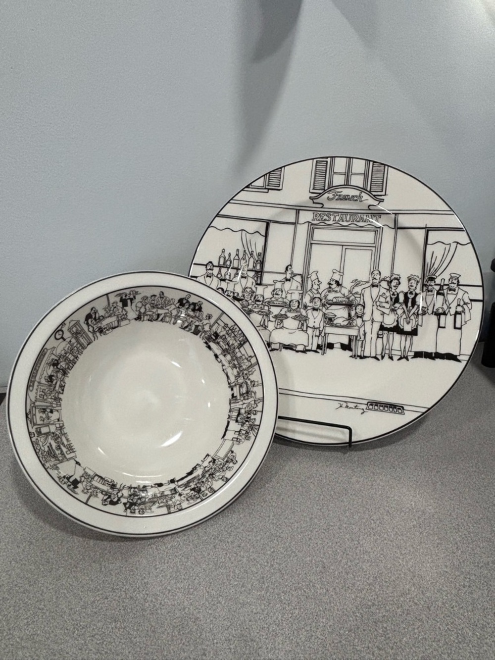 Noritake Le Restaurant 2pc. Set Epoc Collection E120
